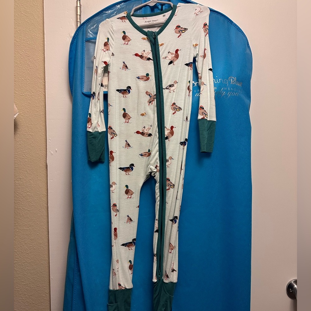 Angel Dear zip romper- 18-24M